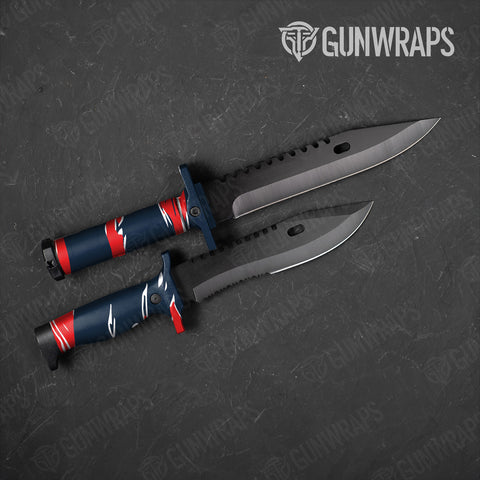 Shredded Knife Gear Skin Vinyl Wraps