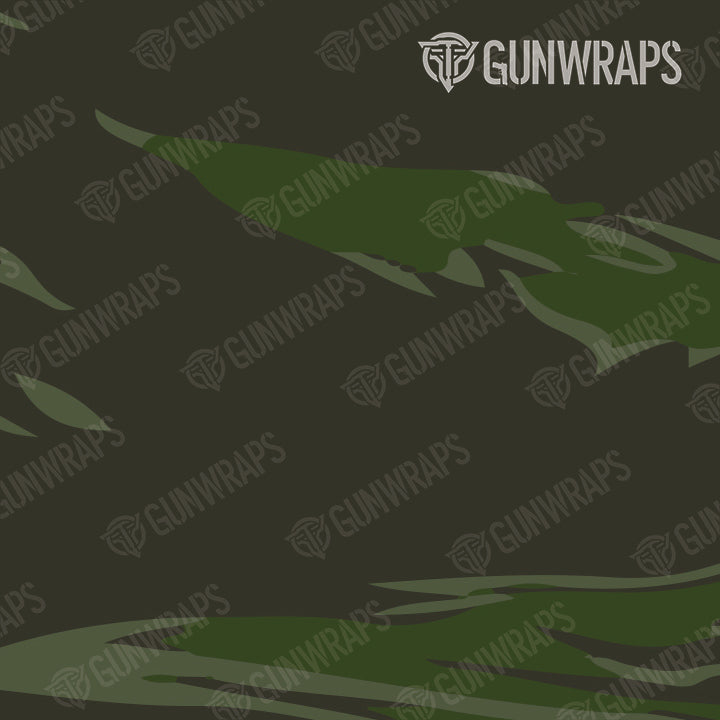AK 47 Shredded Army Dark Green Camo Gun Skin Pattern