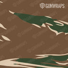 AR 15 Shredded Woodland Camo Gun Skin Pattern