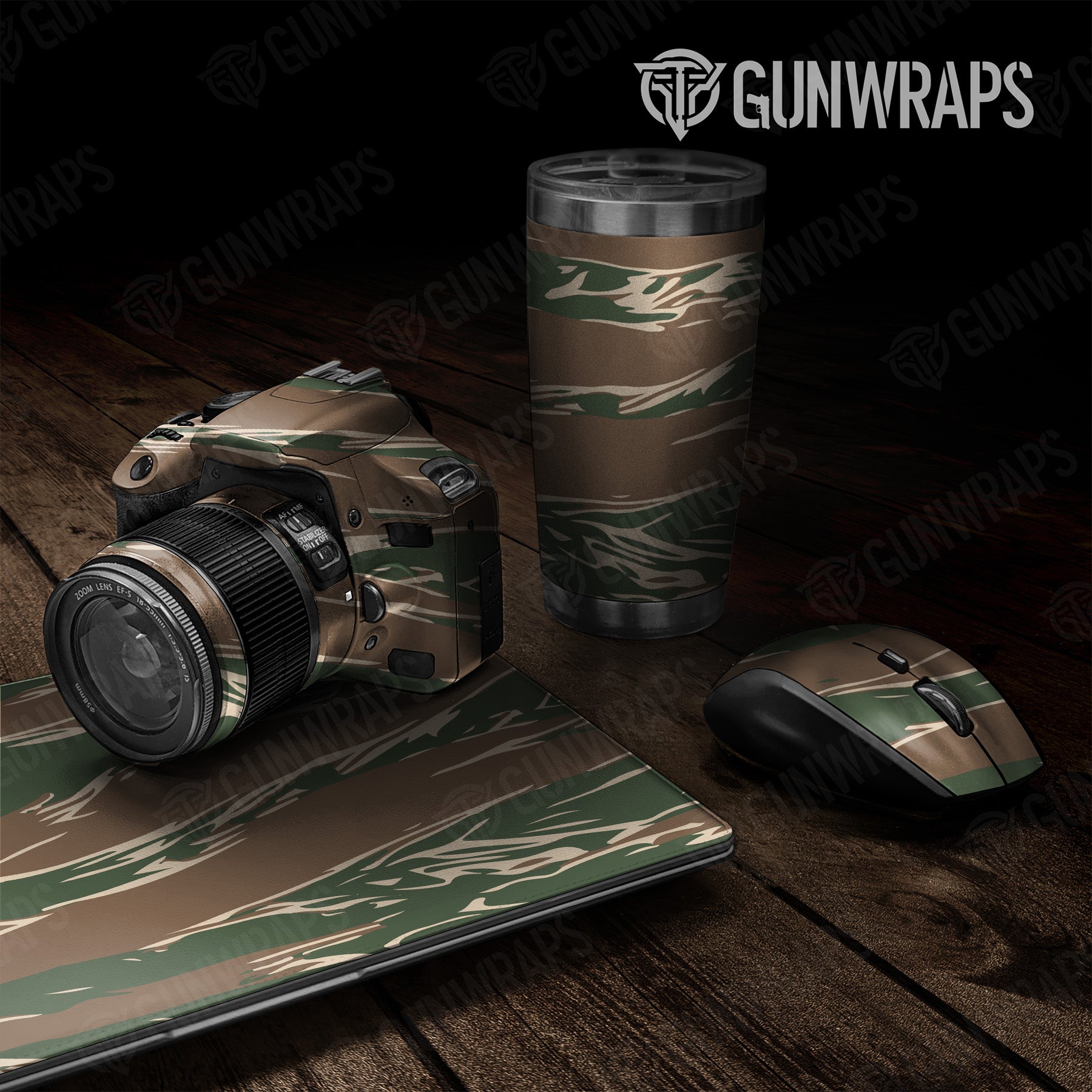 Shredded Woodland Camo Universal Sheet 