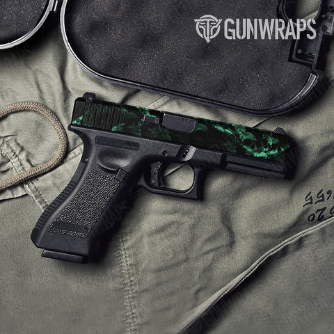 Skull Pistol Slide Gun Skin Vinyl Wraps