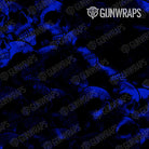 Pistol & Revolver Skull Blue Gun Skin Pattern