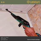 rifle skull green skin