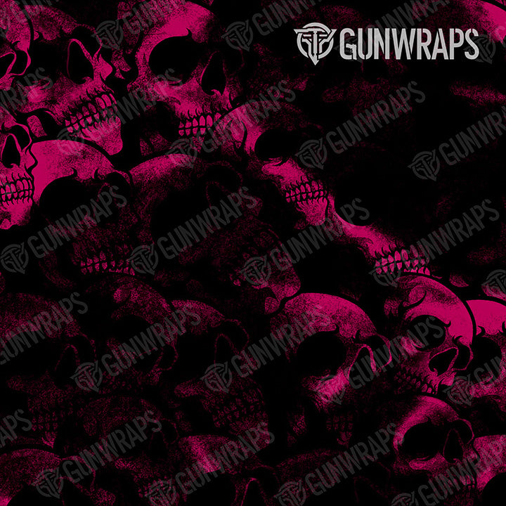 Universal Sheet Skull Magenta Gun Skin Pattern
