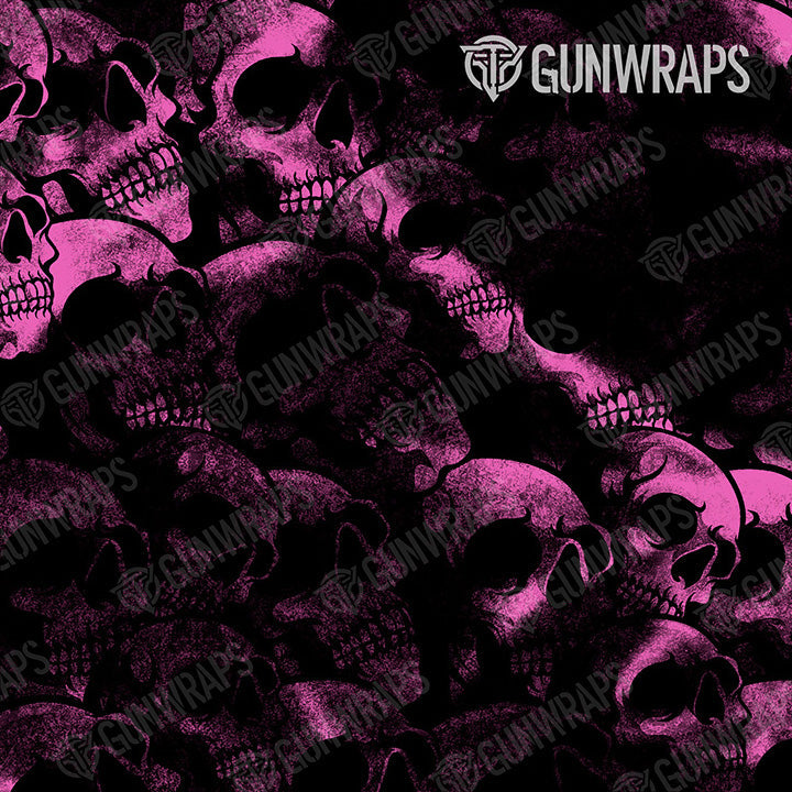 Universal Sheet Skull Pink Gun Skin Pattern