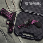 Pistol & Revolver Skull Pink Gun Skin Pattern