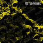 Universal Sheet Skull Yellow Gun Skin Pattern