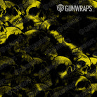 Pistol Slide Skull Yellow Gun Skin Pattern