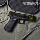 Pistol Slide Skull Yellow Gun Skin Pattern