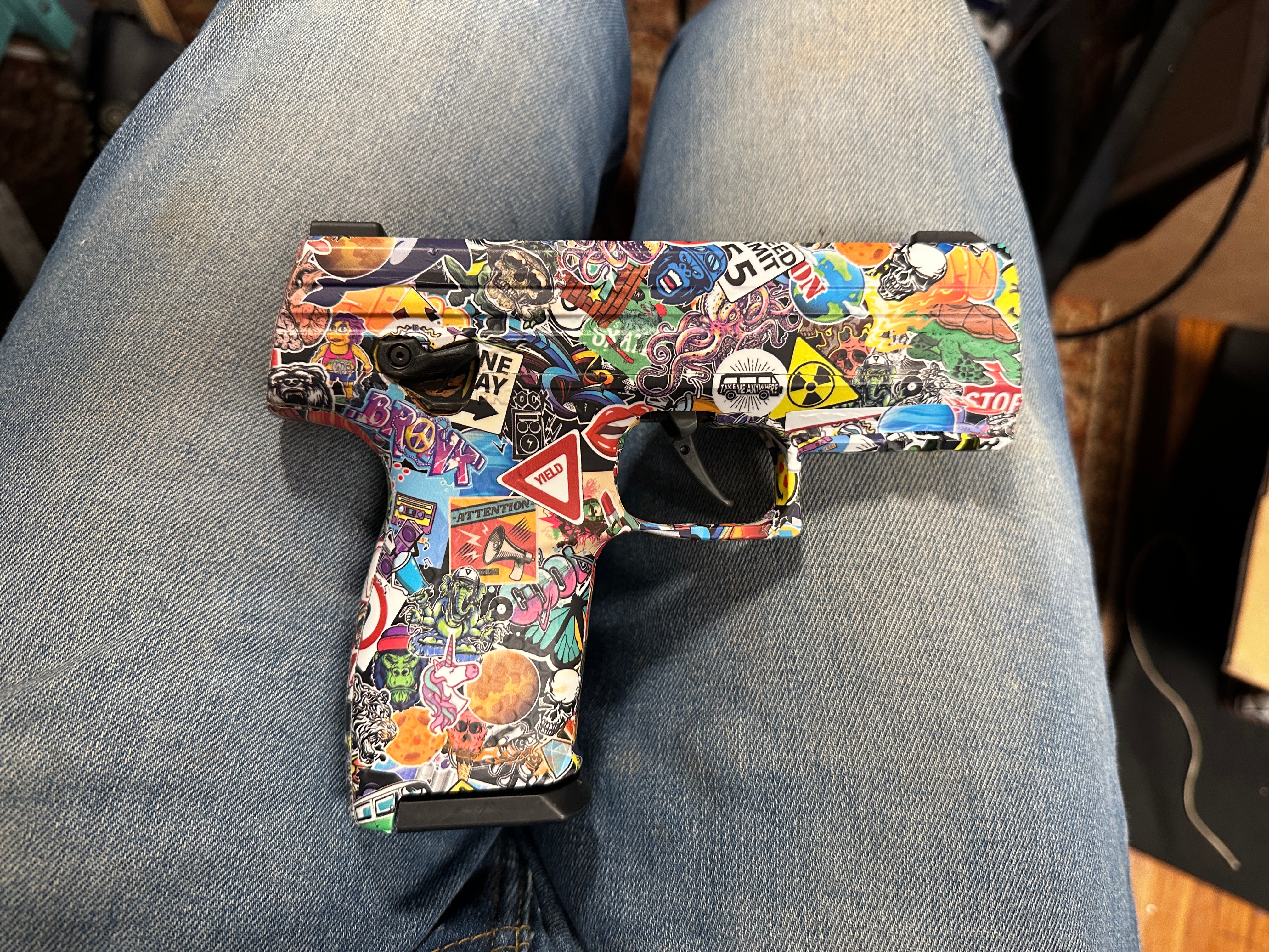 Handgun Sticker Bomb skin