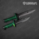 Stone Jade Marble Knife Gear Skin Vinyl Wrap