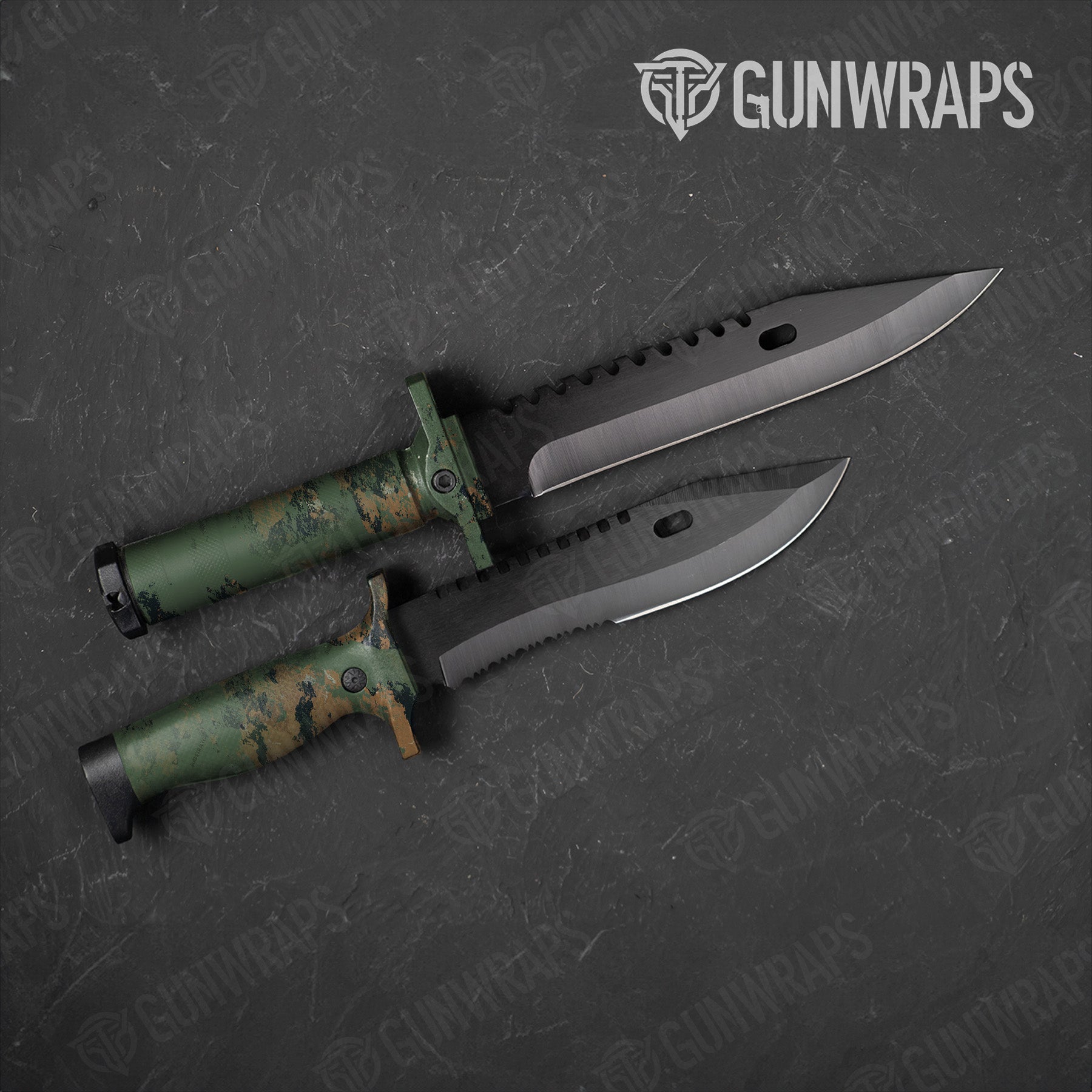 Knife Substrate Semper-Fi Camo Gear Skin Vinyl Wrap Film