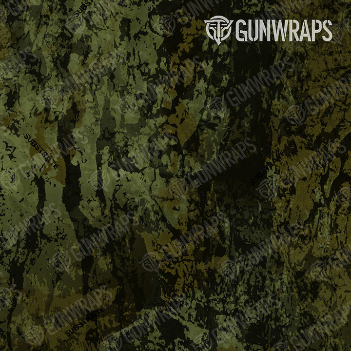 AK 47 Substrate Shadowbark Camo Gun Skin Pattern Film