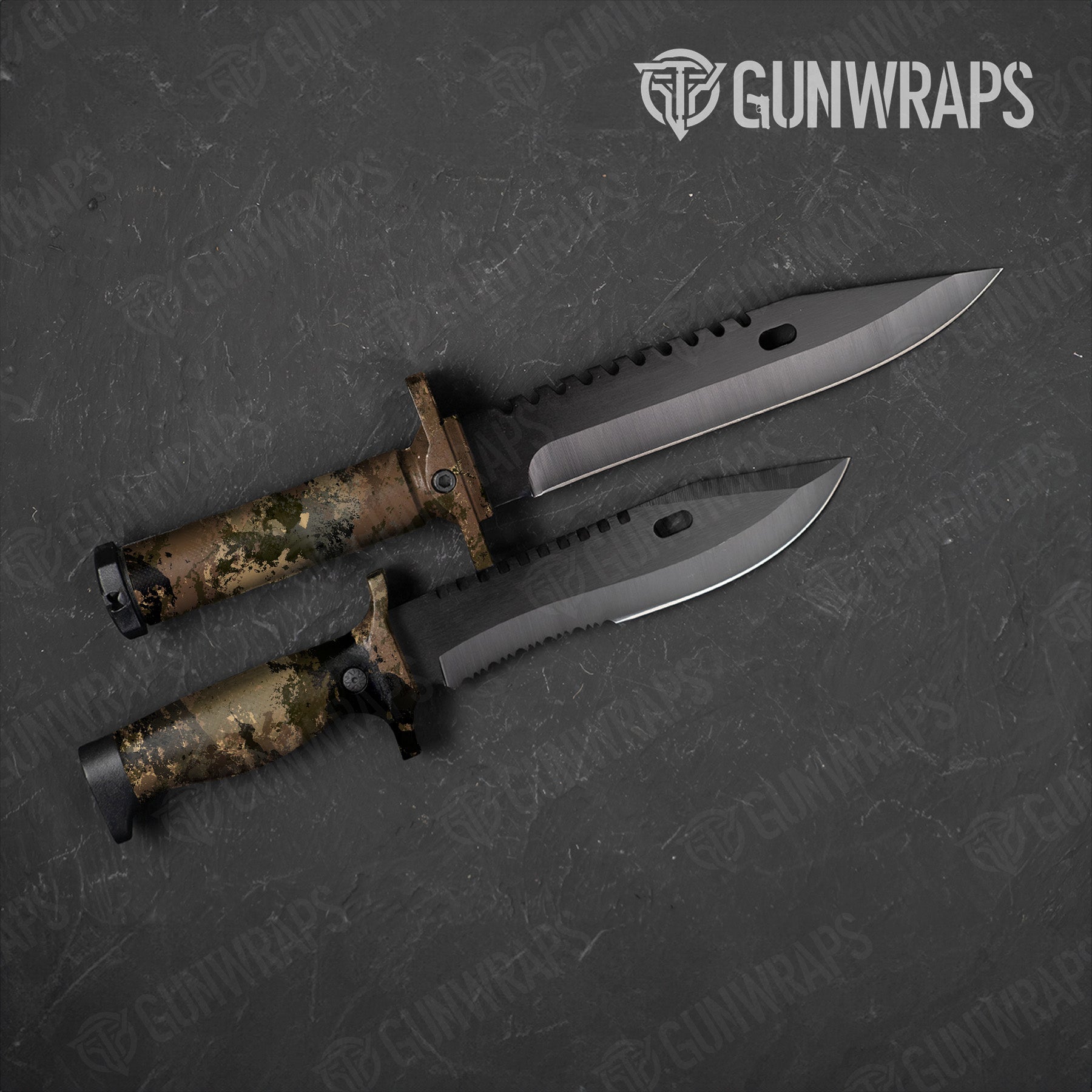 Knife Substrate Spoor Camo Gear Skin Vinyl Wrap Film