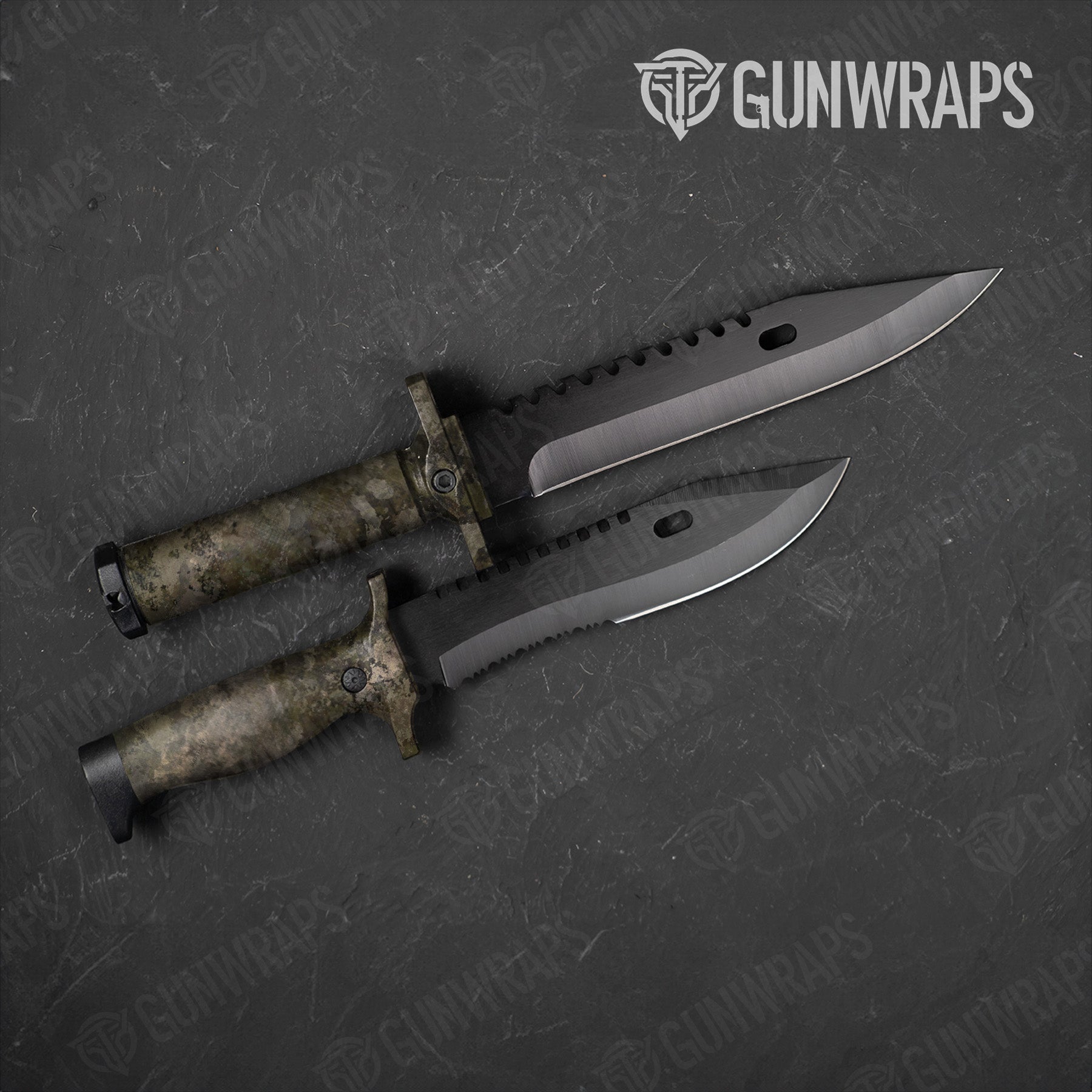 Knife Substrate Stealth Camo Gear Skin Vinyl Wrap Film