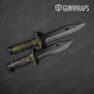 Knife Substrate Stockholm Camo Gear Skin Vinyl Wrap Film