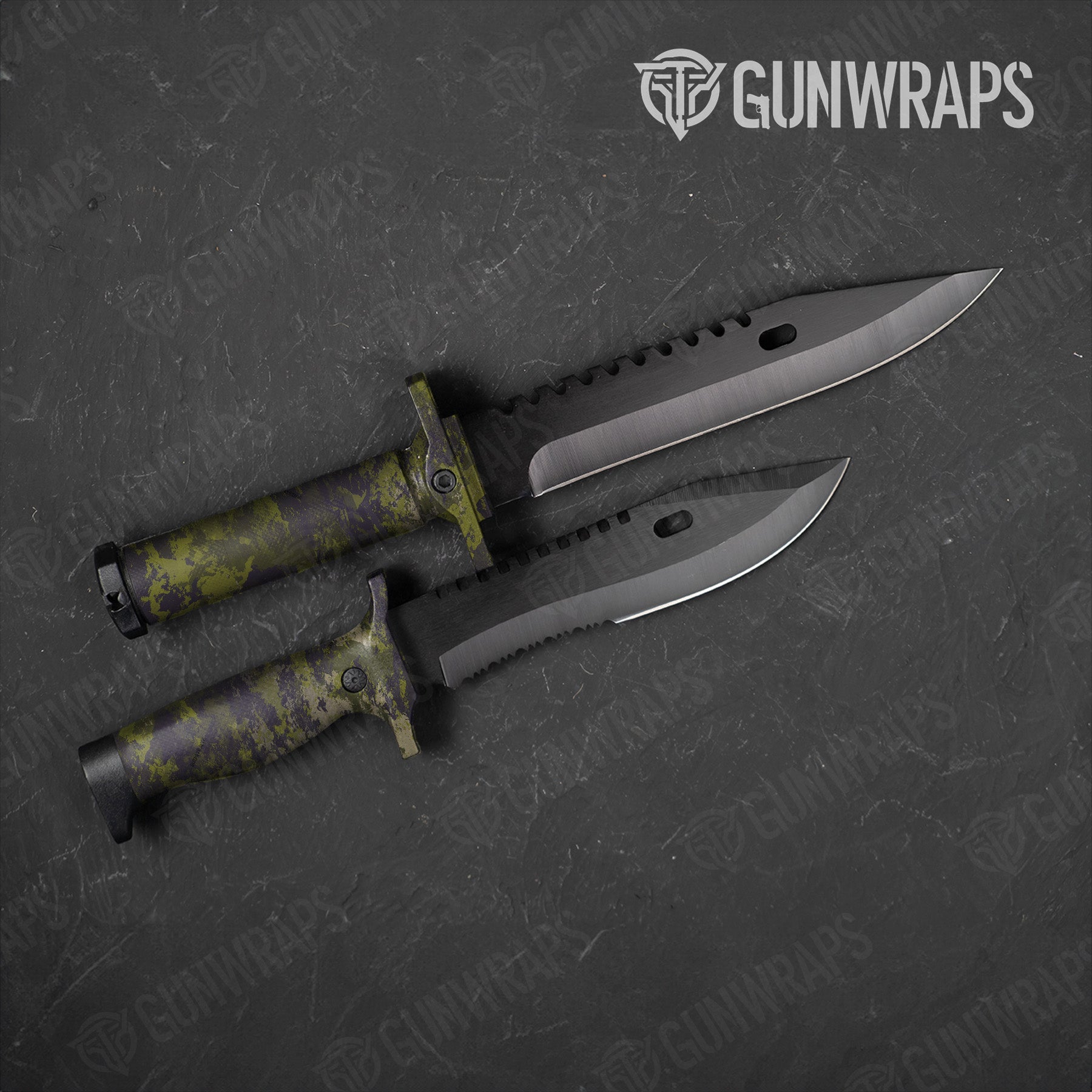 Knife Substrate Stockholm Camo Gear Skin Vinyl Wrap Film