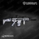 Tactical Large Nemesis Snow Tundra Gun Skin Vinyl Wrap