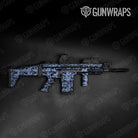 Old School Duck Blue Urban Night Gun Skin Vinyl Wrap