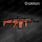 Old School Duck Elite Orange Gun Skin Vinyl Wrap
