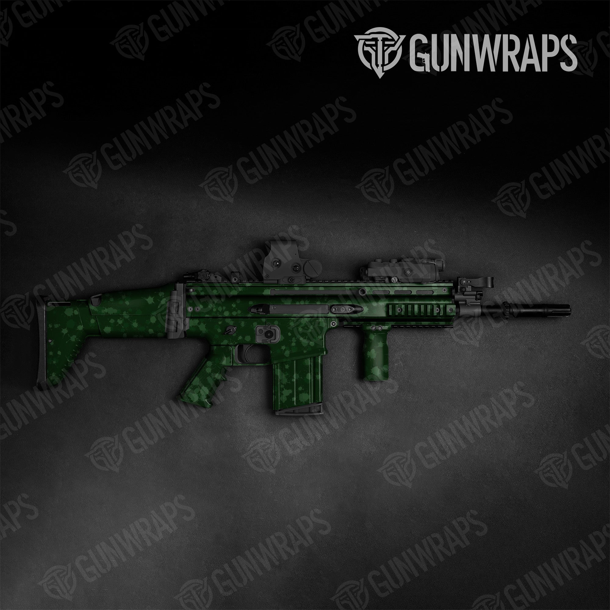 Tactical Paintball Elite Green Gun Skin Vinyl Wrap