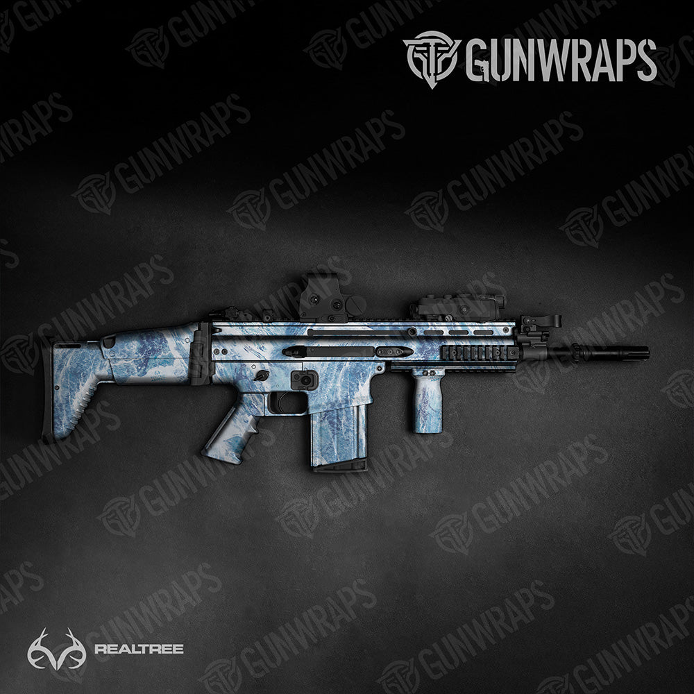 Tactical Realtree Aspect Sky Camo Gun Skin Vinyl Wrap