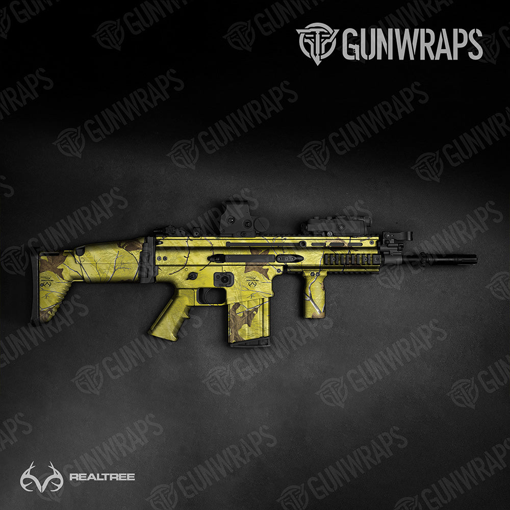 Tactical Realtree XTRA Colors Yellow Camo Gun Skin Vinyl Wrap