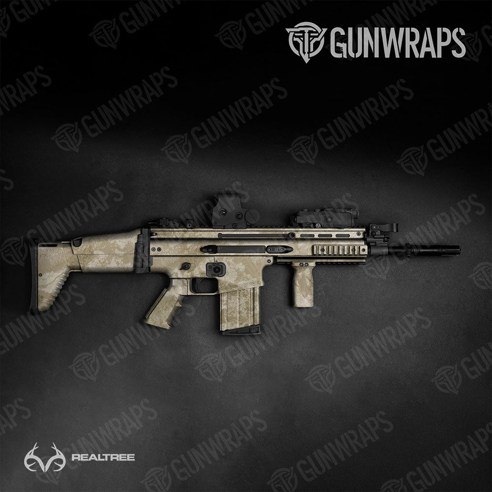 Tactical Realtree XTREME Sandstone Camo Gun Skin Vinyl Wrap