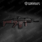 Vivid Hex Red Gun Skin Vinyl Wrap