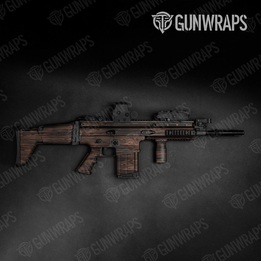 Woodgrain Atlanta Gun Skin Vinyl Wrap