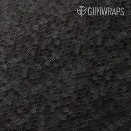 AR 15 Honeycomb Black Gun Skin Vinyl Wrap Film