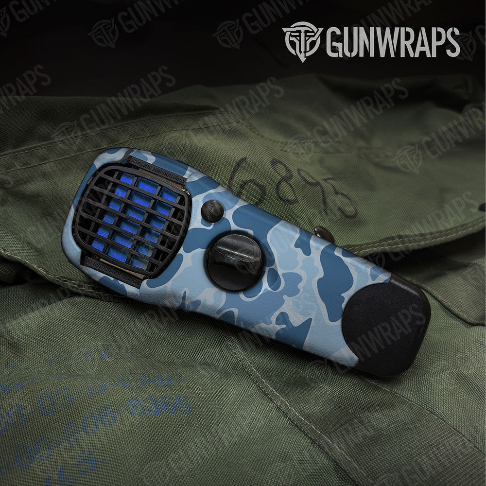Old School Duck Cool Blue Gun Skin Vinyl Wrap