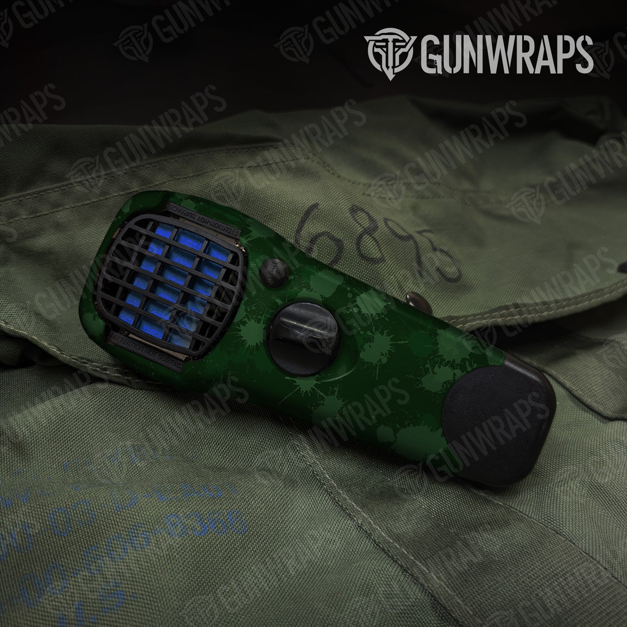 Thermacell Paintball Elite Green Gear Skin Vinyl Wrap