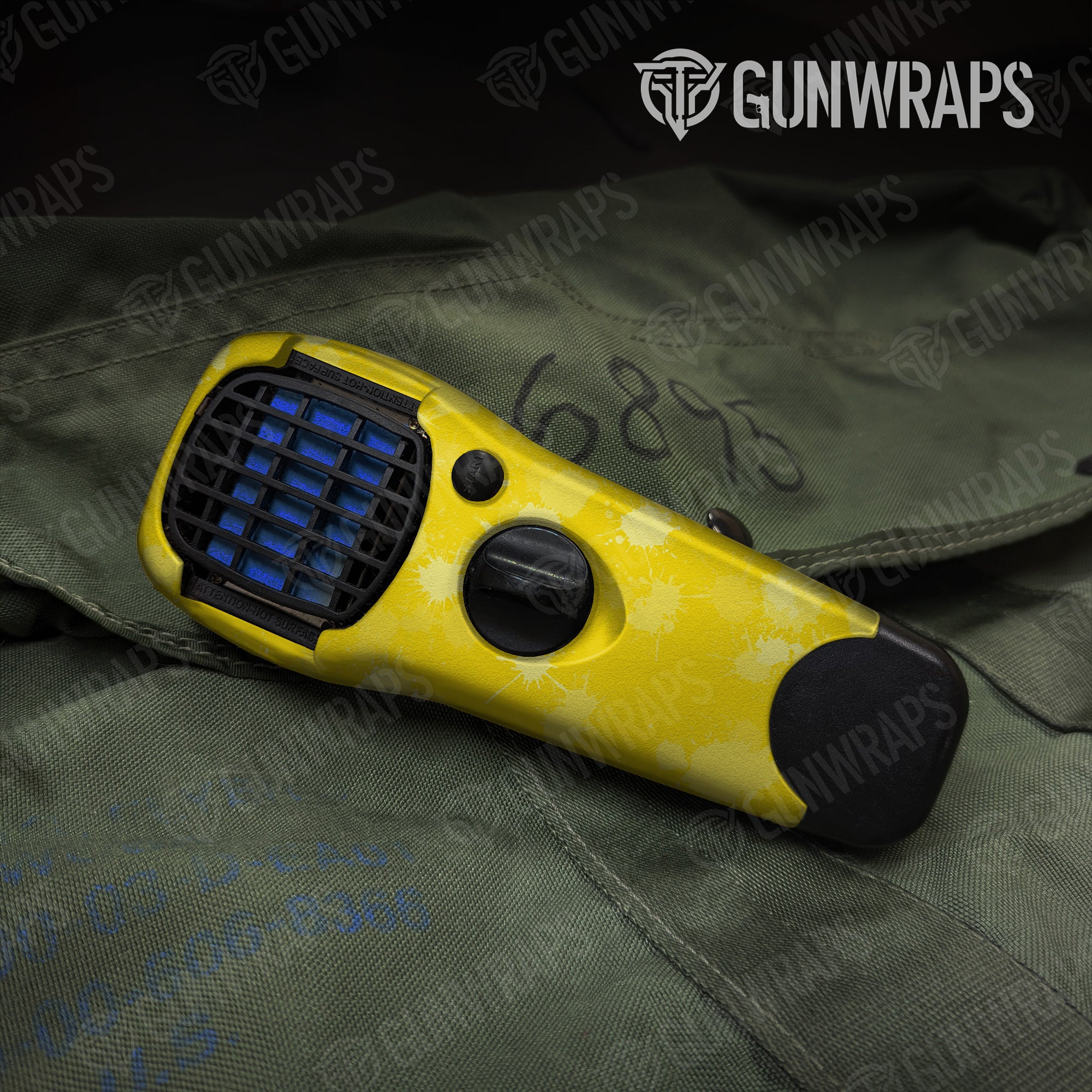 Thermacell Paintball Elite Yellow Gear Skin Vinyl Wrap