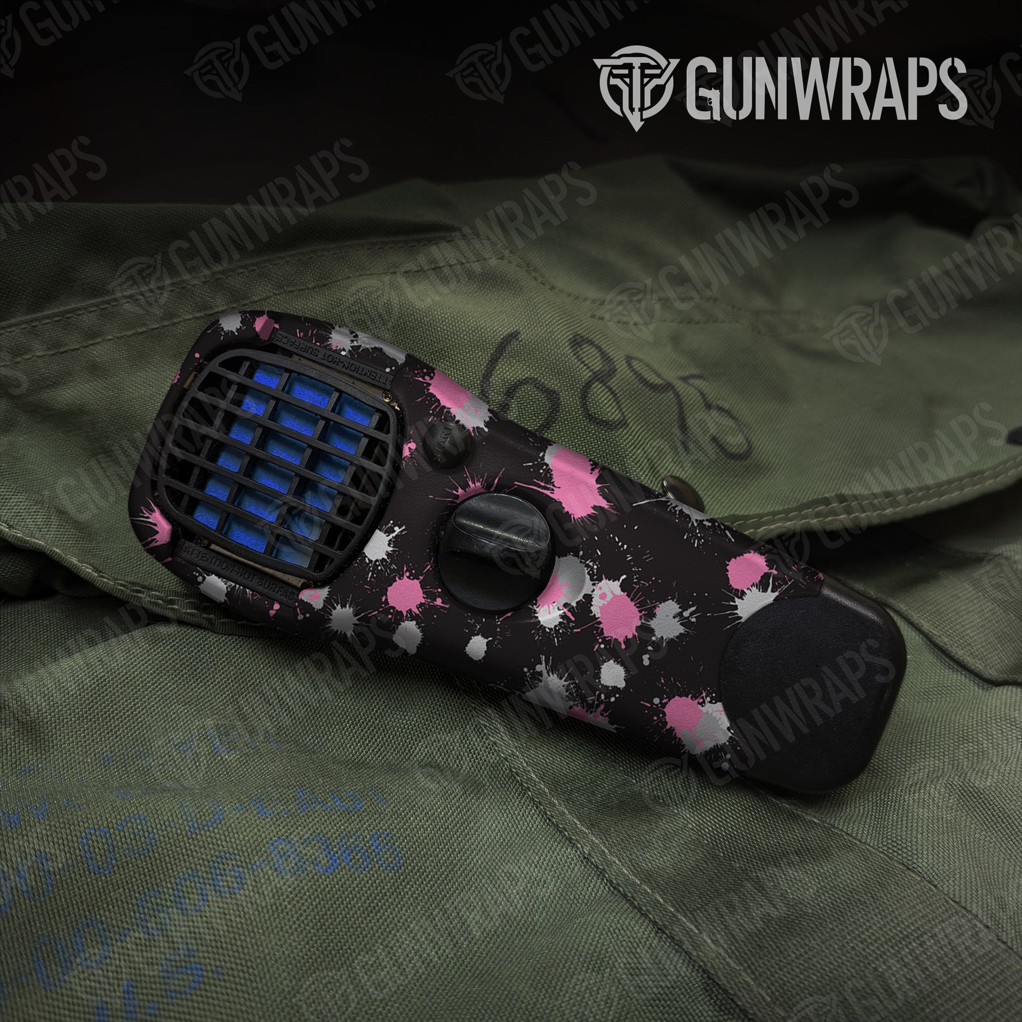 Thermacell Paintball Pink Tiger Gear Skin Vinyl Wrap