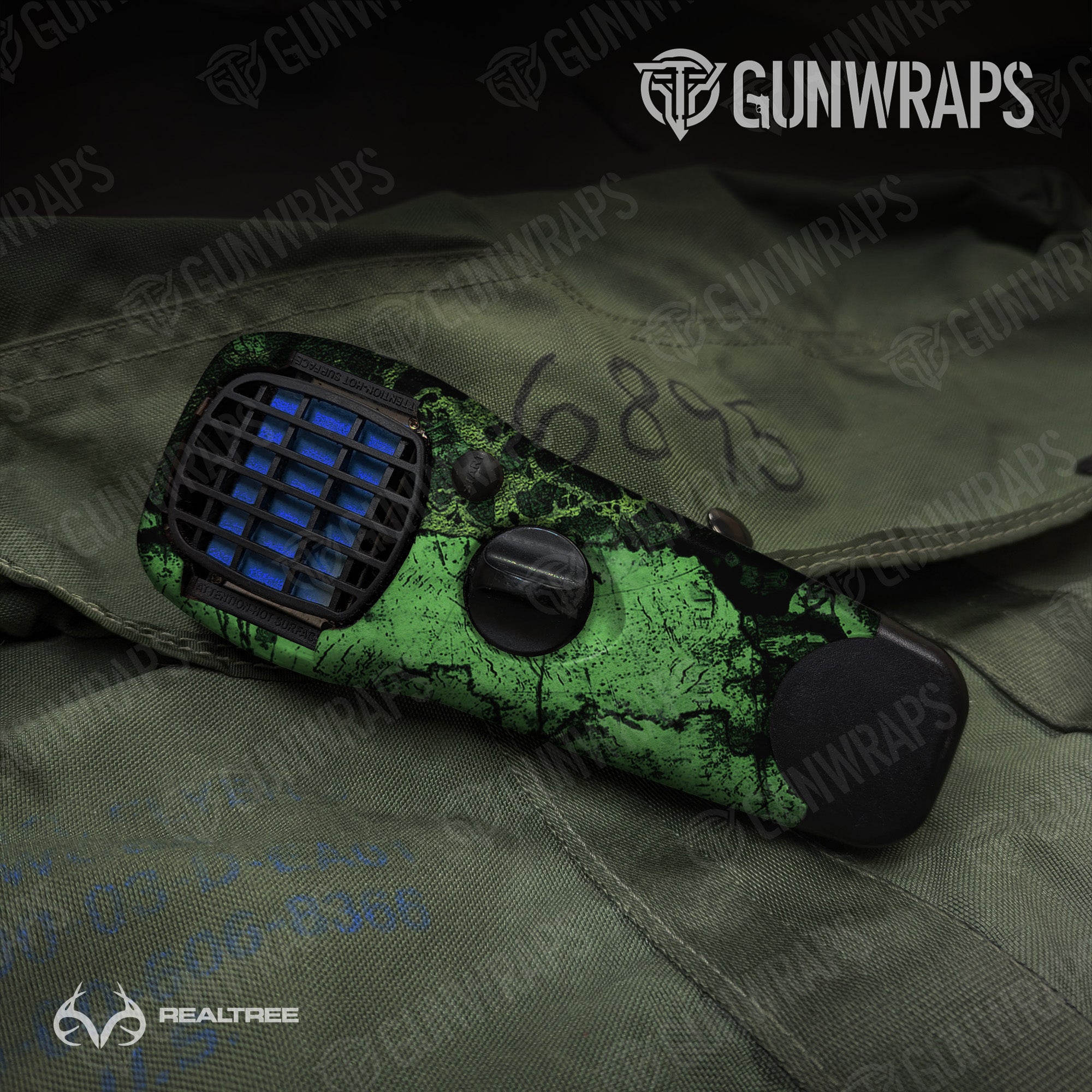 Thermacell Realtree WAV3 Monster Camo Gun Skin Vinyl Wrap