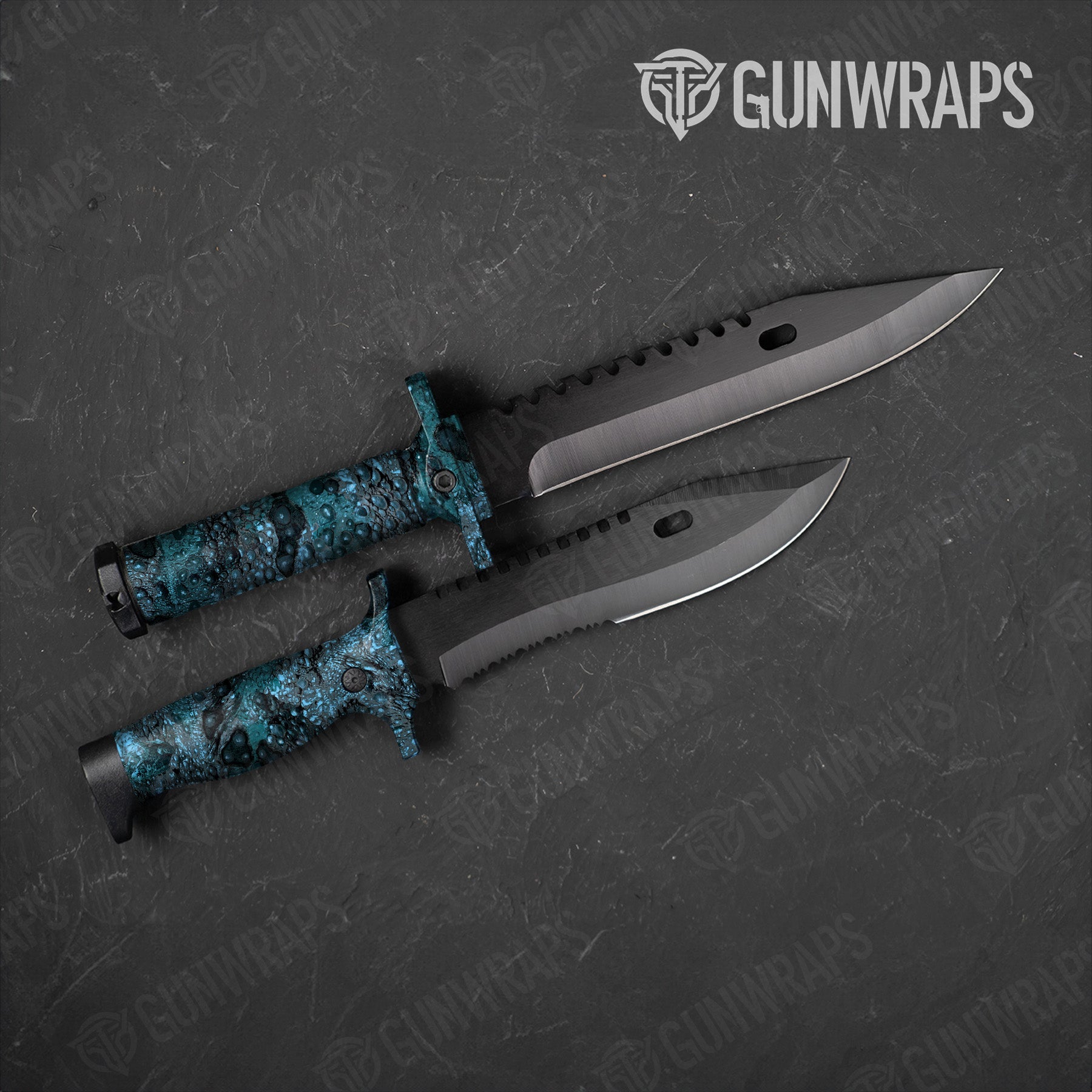 Knife Toadaflage River Camo Gun Skin Vinyl Wrap