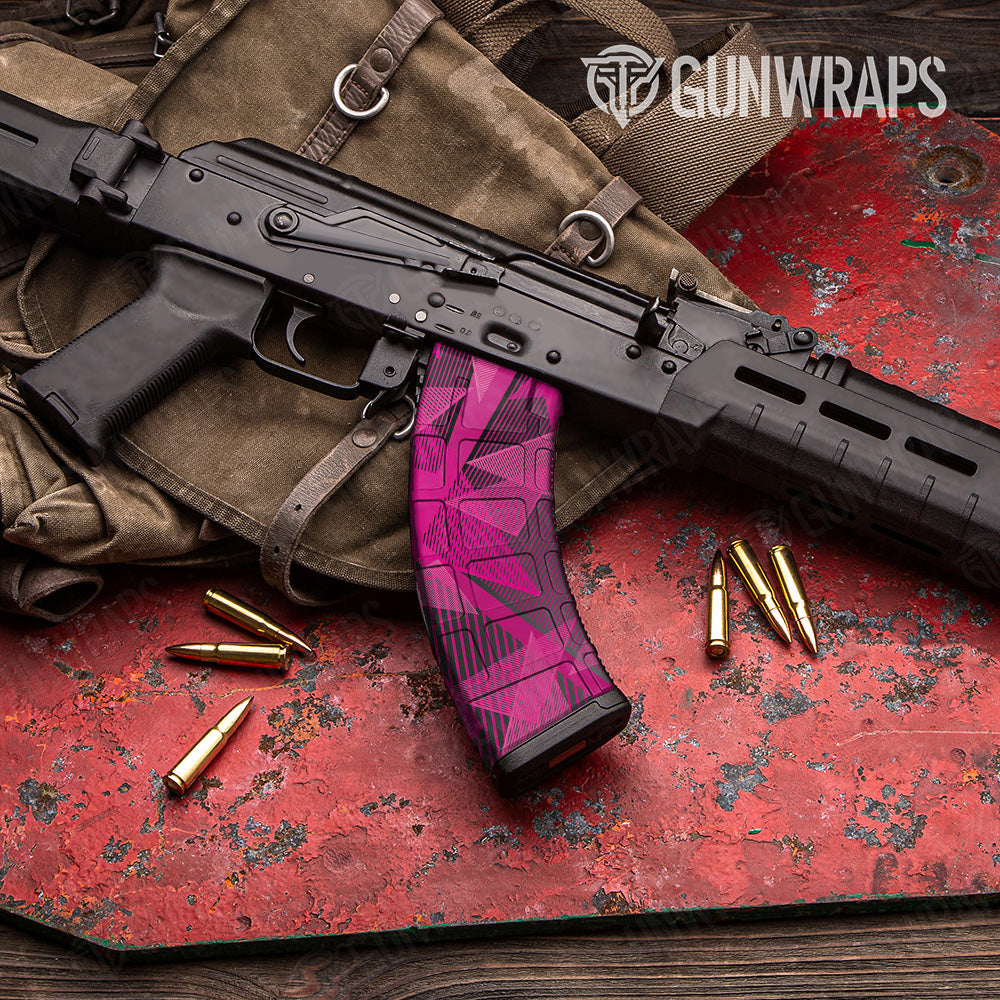 AK 47 Mag Trigon Elite Magenta Gun Skin Pattern