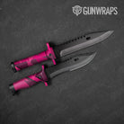 Knife Trigon Elite Magenta Gun Skin Pattern