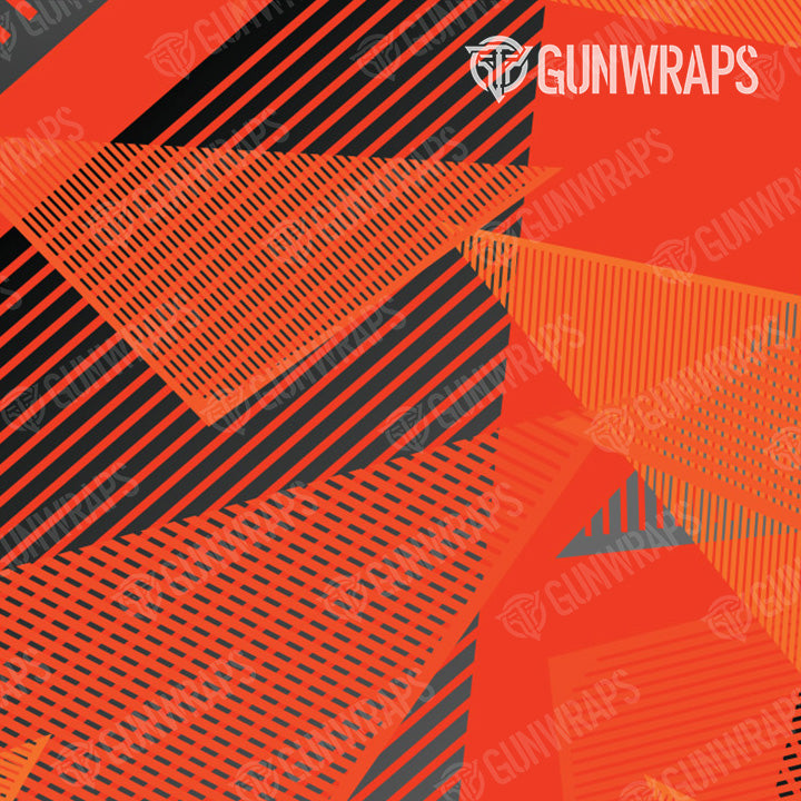 AR 15 Mag & Mag Well Trigon Elite Orange Gun Skin Pattern