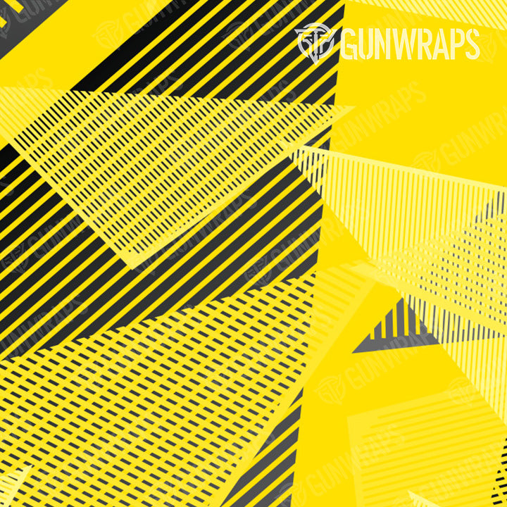 AR 15 Mag & Mag Well Trigon Elite Yellow Gun Skin Pattern