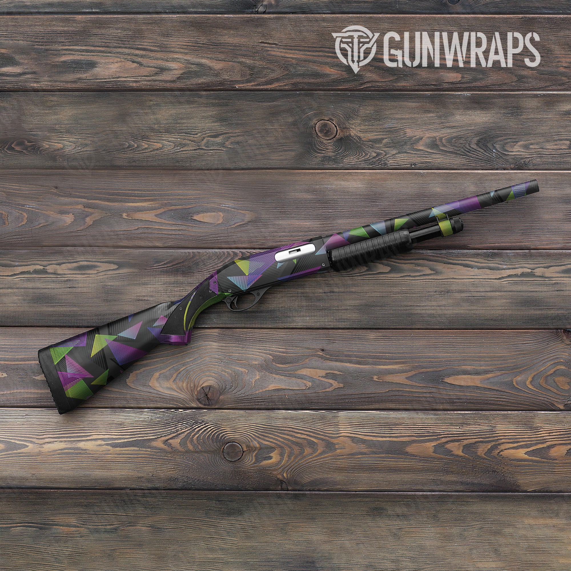 Shotgun Trigon Elite Retro Gun Skin Vinyl Wrap