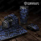 Old School Duck Blue Midnight  Gun Skin Vinyl Wrap