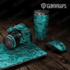 Old School Duck Elite Tiffany Blue  Gun Skin Vinyl Wrap