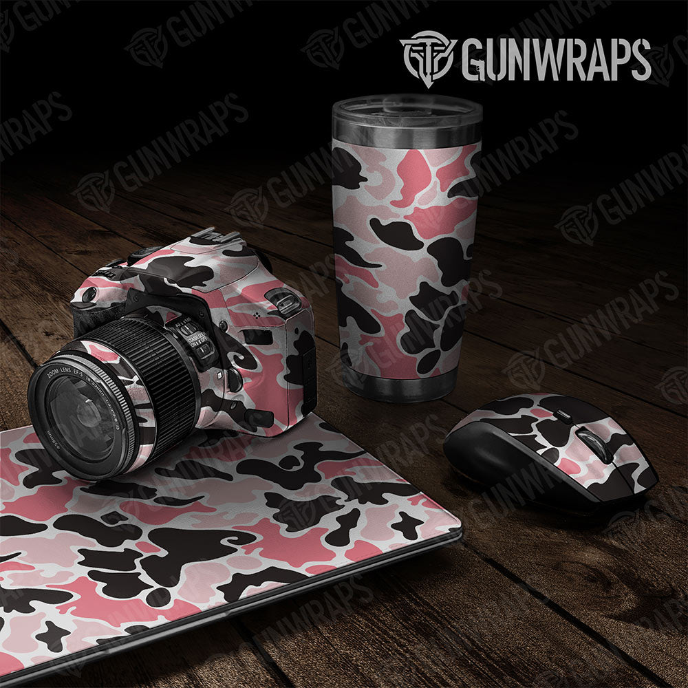Old School Duck Pink  Gun Skin Vinyl Wrap