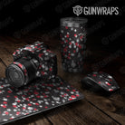 Universal Sheet Paintball Red Tiger Gun Skin Vinyl Wrap