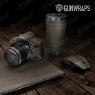 Woodgrain Douala  Gun Skin Vinyl Wrap