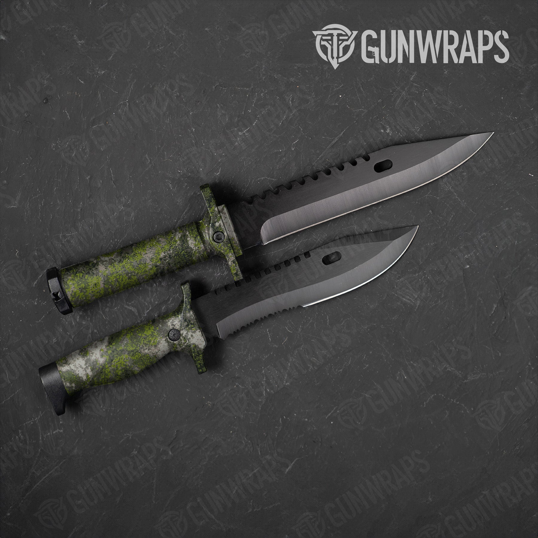 Knife Veil Moss Monster Camo Gun Skin Vinyl Wrap