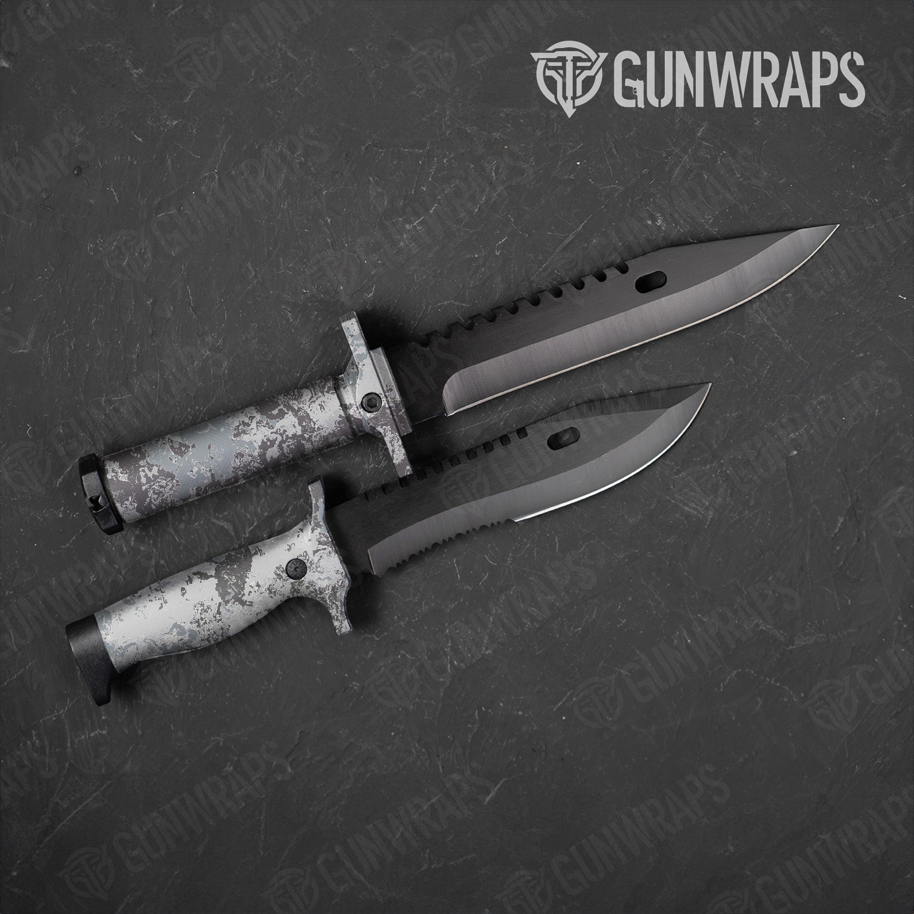 Knife Veil Ops Polar Camo Gun Skin Vinyl Wrap