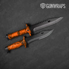 Knife Veil Stoke Blaze Camo Gun Skin Vinyl Wrap